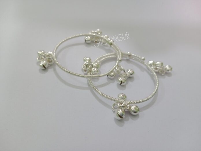 Infant silver bangles